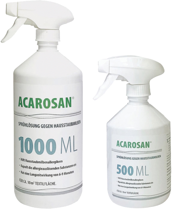 Acarosan Spray împotriva acarienilor, 500 sau 1000 ml